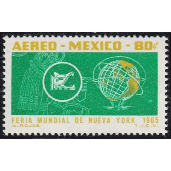 Mexico A- 259 1965 Feria Mundial de Nueva York MNH Mexico A- 259 1965 Feria Mundial de Nueva York MNH