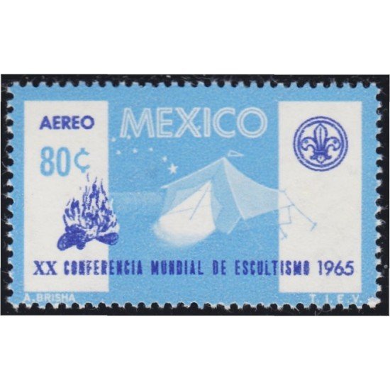 Mexico A- 257 1965 XX Conferencia Internacional de Escultismo MNH Mexico A- 257 1965 XX Conferencia Internacional de Escultismo MNH