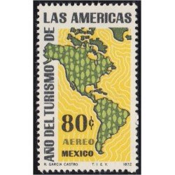 Mexico A- 350 1972 Año del turismo de las Américas MNH Mexico A- 350 1972 Año del turismo de las Américas MNH