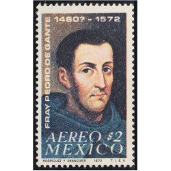 Mexico A-346 1972 Fray Pedro de Gante MNH Mexico A-346 1972 Fray Pedro de Gante MNH