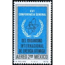 Mexico A- 343 1972 Organismo Internacional de energía atómica MNH Mexico A- 343 1972 Organismo Internacional de energía atómica MNH