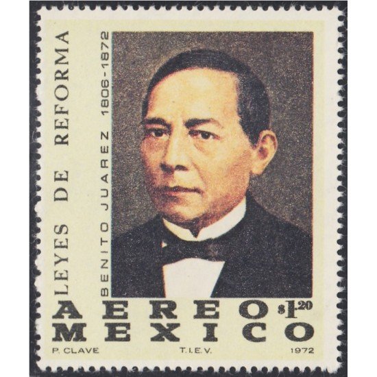 Mexico A- 342 1972 Benito Juárez MNH Mexico A- 342 1972 Benito Juárez MNH