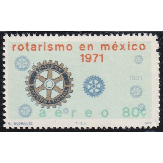 Mexico A- 337 1972 Rotary International MNH Mexico A- 337 1972 Rotary International MNH