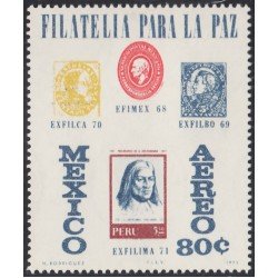 Mexico A- 327 1971 Filatelia para La Paz MNH Mexico A- 327 1971 Filatelia para La Paz MNH