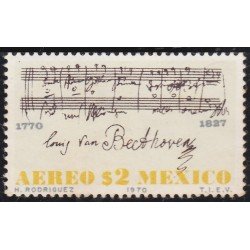 Mexico A- 310 1970 Louis Van Beethoven MNH Mexico A- 310 1970 Louis Van Beethoven MNH
