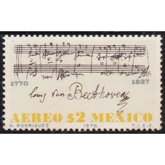 Mexico A- 310 1970 Louis Van Beethoven MNH