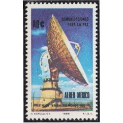 Mexico A- 306 1969 Estación Terrena Tulancingo MNH Mexico A- 306 1969 Estación Terrena Tulancingo MNH