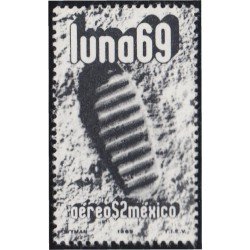 Mexico A- 301 1969 Primer paso en la Luna MNH Mexico A- 301 1969 Primer paso en la Luna MNH
