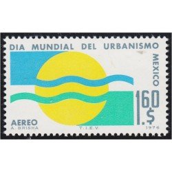 Mexico A- 413 1976 Día mundial del urbanismo MNH Mexico A- 413 1976 Día mundial del urbanismo MNH