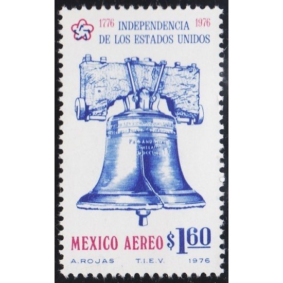 Mexico A- 411 1976 Independencia de los Estados Unidos MNH