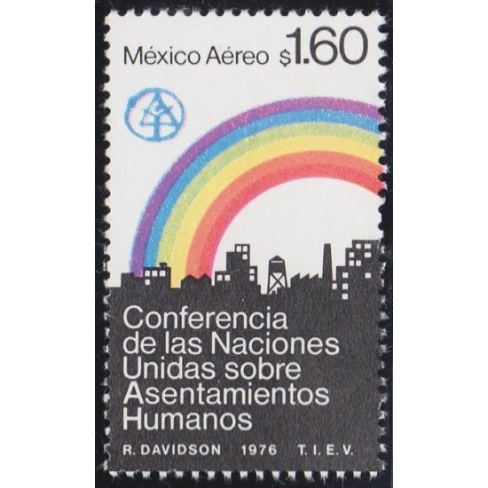 Mexico A- 410 1976 Conferencia de la ONU sobre asentamientos humanos MNH Mexico A- 410 1976 Conferencia de la ONU sobre asentamientos humanos MNH