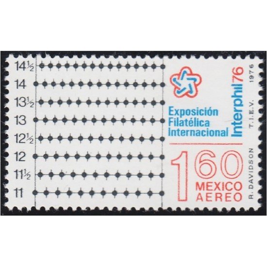Mexico A- 409 1976 INTERPHIL 76 Exposición Filatélica Internacional MNH Mexico A- 409 1976 INTERPHIL 76 Exposición Filatélica Internacional MNH