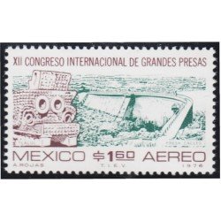 Mexico A- 407 1976 XII Congreso Internacional de grandes presas MNH Mexico A- 407 1976 XII Congreso Internacional de grandes presas MNH