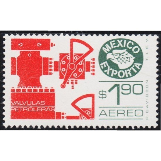 Mexico A- 405D 1975/76 México Exporta Válvulas petroleras MNH Mexico A- 405D 1975/76 México Exporta Válvulas petroleras MNH
