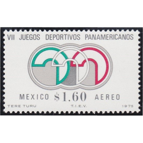 Mexico A- 399 1975 VII Juegos Deportivos Panamericanos MNH Mexico A- 399 1975 VII Juegos Deportivos Panamericanos MNH