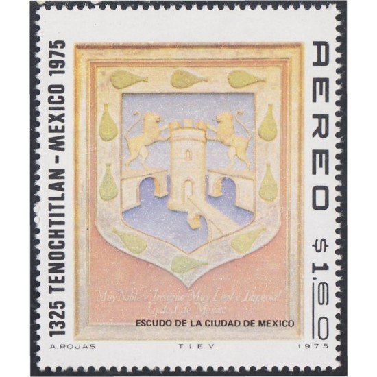 Mexico A-394 1975 Escudo de la Ciudad de México MNH
