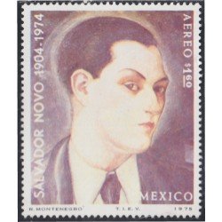 Mexico A- 391 1975 Salvador Novo MNH Mexico A- 391 1975 Salvador Novo MNH