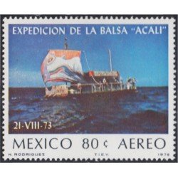 Mexico A- 381 1975 Expedición de la balsa de Acali MNH Mexico A- 381 1975 Expedición de la balsa de Acali MNH