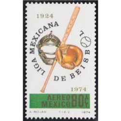 Mexico A- 374 1974 Liga mexicana de beisbol MNH Mexico A- 374 1974 Liga mexicana de beisbol MNH