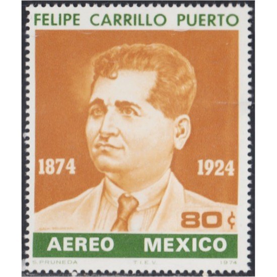 Mexico A- 371 1974 Felipe Carrillo Puerto MNH