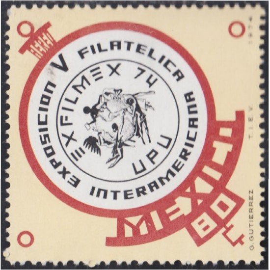 Mexico A- 368 1974 EXFILMEX Exposición Filatélica Interamericana MNH Mexico A- 368 1974 EXFILMEX Exposición Filatélica Interamericana MNH