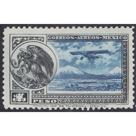 Mexico A- 16 1929/35 Águila Pájaro Bird Avioneta MH Mexico A- 16 1929/35 Águila Pájaro Bird Avioneta MH