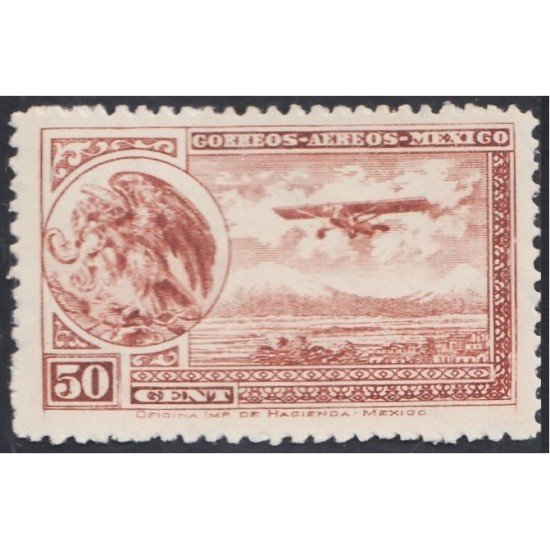 Mexico A- 15A 1929/35 Águila Pájaro Bird Avioneta MH Mexico A- 15A 1929/35 Águila Pájaro Bird Avioneta MH