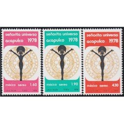 Mexico A- 474/76 1978 Señorita Universo Acapulco MNH Mexico A- 474/76 1978 Señorita Universo Acapulco MNH