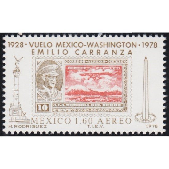 Mexico A- 473 1978 Emilio Carranza MNH Mexico A- 473 1978 Emilio Carranza MNH
