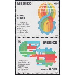 Mexico A- 467/68 1978 Conferencia mundial sobre la cooperación técnica entre países de desarrollos MNH Mexico A- 467/68 1978 Conferencia mundial sobre la cooperación técnica entre países de desarrollos MNH