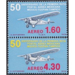 Mexico A- 465/66 1978 Aeroplanos Airplanes MNH Mexico A- 465/66 1978 Aeroplanos Airplanes MNH