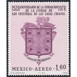 Mexico A- 455 1978 Aniversario de la Fundación Ciudad de San Cristóbal de las Casas MNH Mexico A- 455 1978 Aniversario de la Fundación Ciudad de San Cristóbal de las Casas MNH