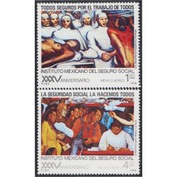 Mexico A- 451/52 1978 Instituto mexicano del seguro social MNH Mexico A- 451/52 1978 Instituto mexicano del seguro social MNH