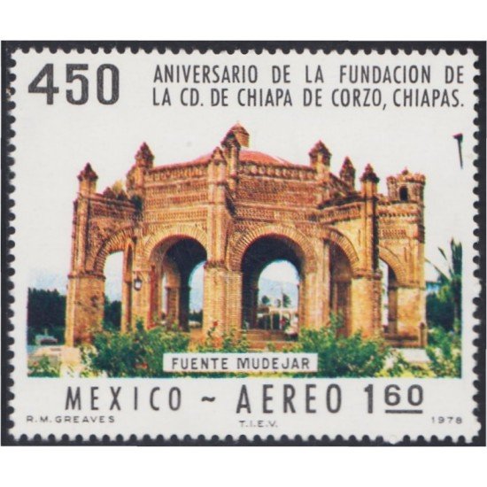 Mexico A- 450 1978 Fuente Mudéjar MNH Mexico A- 450 1978 Fuente Mudéjar MNH