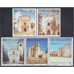 Mexico A- 520/24 1980 Arte y Ciencia MNH Mexico A- 520/24 1980 Arte y Ciencia MNH