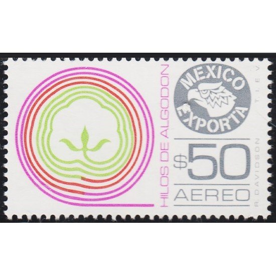 Mexico A- 518 1979 México exporta Hilos de Algodón MNH Mexico A- 518 1979 México exporta Hilos de Algodón MNH