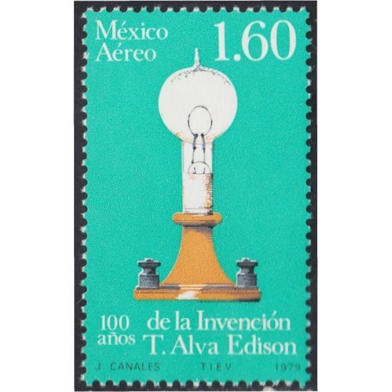 Mexico A- 510 1979 T. Alva Edison MNH