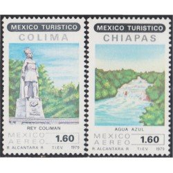 Mexico A- 505/06 1979 Turismo en Colima y Chiapas MNH Mexico A- 505/06 1979 Turismo en Colima y Chiapas MNH