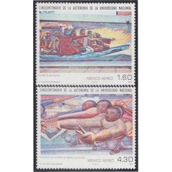 Mexico A- 499/00 1979 50 Años de la Universidad Nacional MNH Mexico A- 499/00 1979 50 Años de la Universidad Nacional MNH