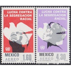 Mexico A- 485/86 1978 Lucha contra la segregación racial MNH Mexico A- 485/86 1978 Lucha contra la segregación racial MNH