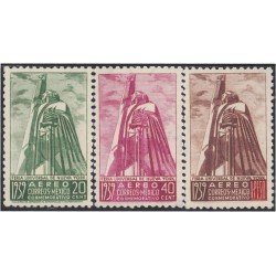 Mexico A- 83/85 1939 Estatua José María Morelos MH