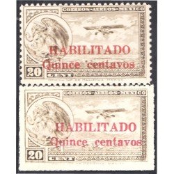 Mexico A- 36/37 1931 Avioneta Airplane MH Mexico A- 36/37 1931 Avioneta Airplane MH