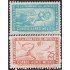 Mexico A- 180/81 1950 LXXV Aniversario de la Unión Postal Universal MH