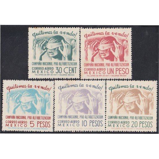 Mexico A- 145/49 1945 Campaña Nacional Pro Alfabetización MH