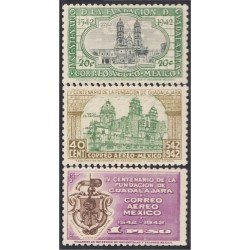 Mexico A- 113/15 1942 IV Centenario de la fundación de Guadalajara MH Mexico A- 113/15 1942 IV Centenario de la fundación de Guadalajara MH