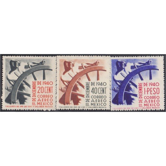 Mexico A- 107/09 1940 Elección a la Presidencia de Ávila Camacho MH Mexico A- 107/09 1940 Elección a la Presidencia de Ávila Camacho MH