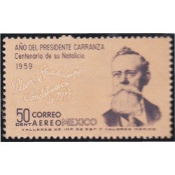 Mexico A- 208 1960 Año del presidente Carranza MH