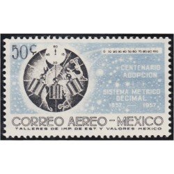 Mexico A- 201 1957 Sistema métrico decimal MH Mexico A- 201 1957 Sistema métrico decimal MH