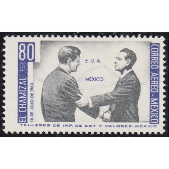 Mexico A- 245 1964 l Chamizal EUA - Mexico MH Mexico A- 245 1964 l Chamizal EUA - Mexico MH