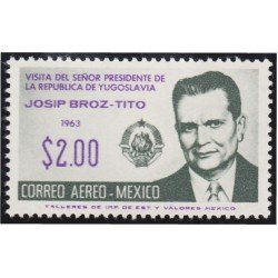 Mexico A- 238 1963 Josip Broz Tito MH Mexico A- 238 1963 Josip Broz Tito MH